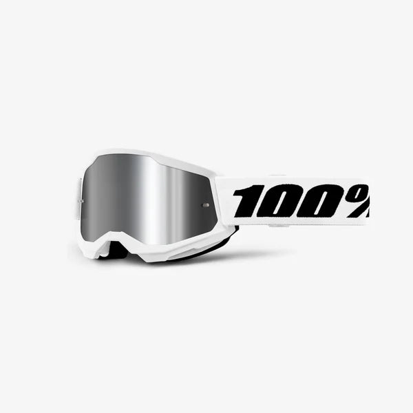 STRATA 2 Goggle White - Mirror Silver Lens