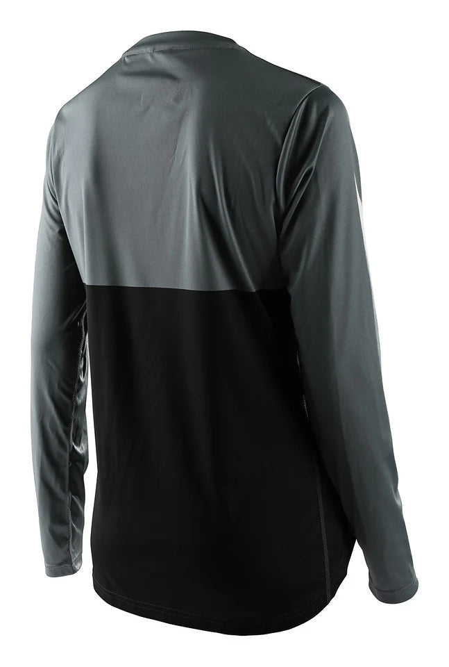 Womens Lilium Ls Jersey Block Green / Black (M)
