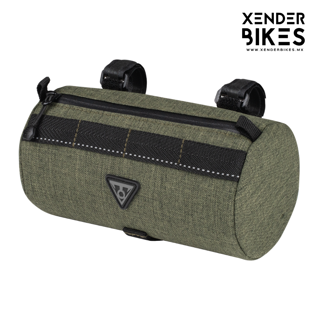 BOLSA TUBULAR SLIM PARA MANUBRIO TOPEAK VERDE