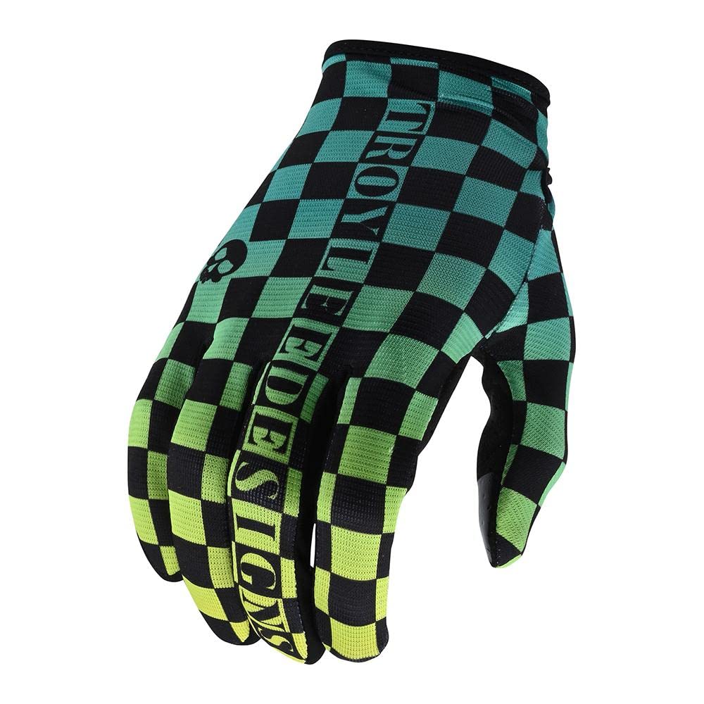 Flowline Glove Checkers Green / Black (S)