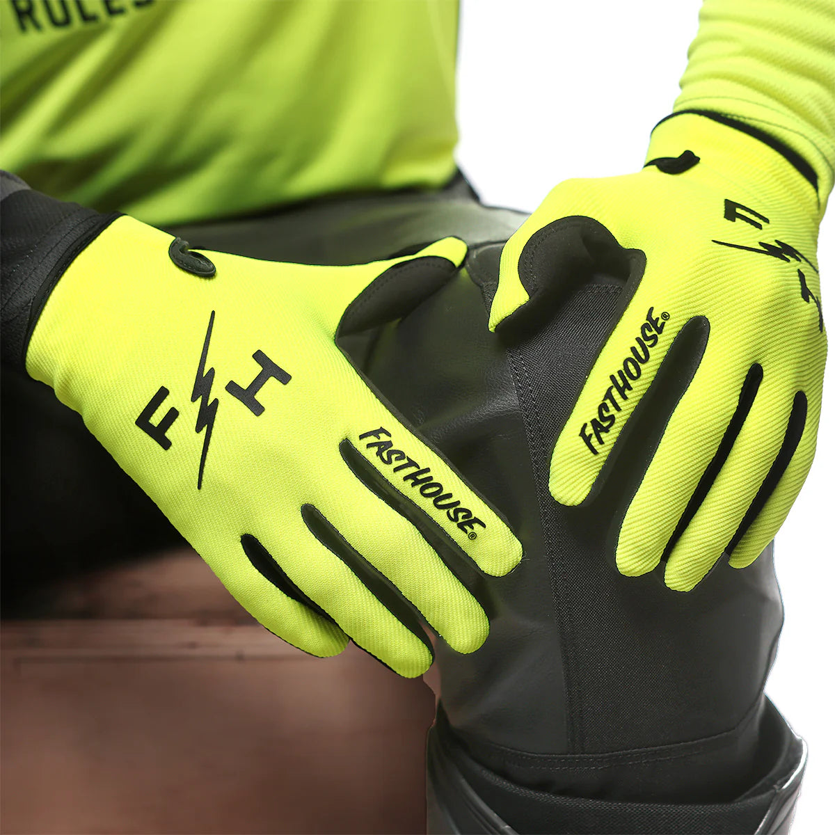 FASTHOUSE, Carbon Eternal Glove, HIGH VIZ, L