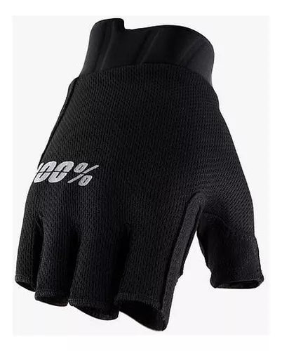 EXCEEDA Gel Women's Short Finger Gloves Solid Black (S)