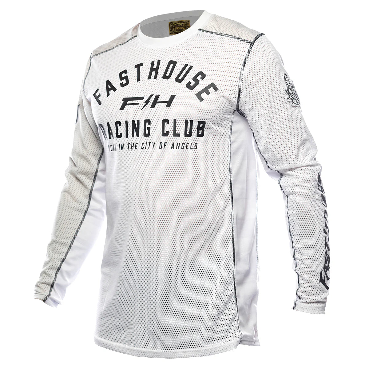 FASTHOUSE, GRINDHOUSE AIR-COOLED CLUB LS JERSEY,WHITE/CLOUD, M