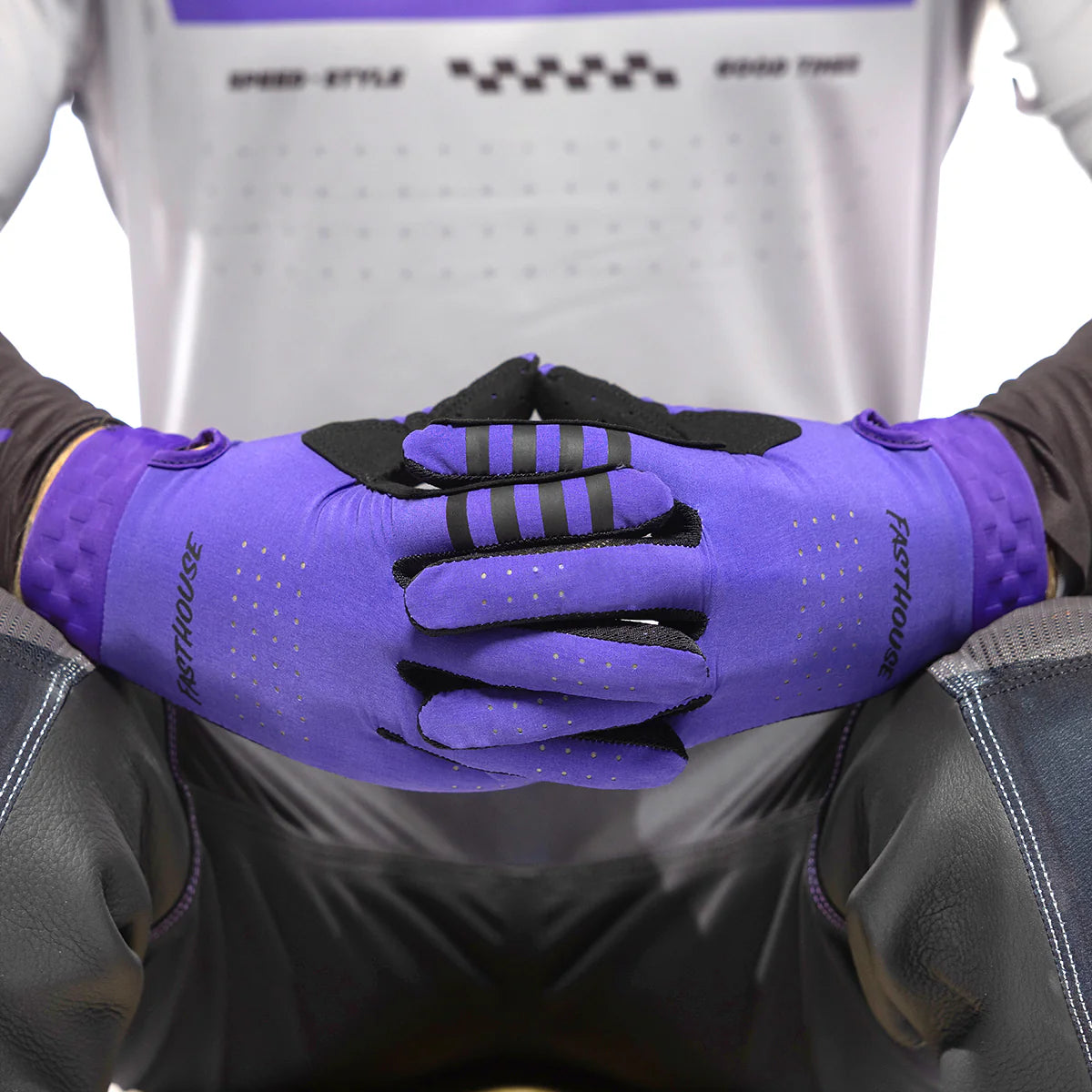 FASTHOUSE, Helix Podium Glove, PURPLE, M
