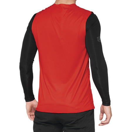 R-CORE CONCEPT Sleeveless Jersey Red L