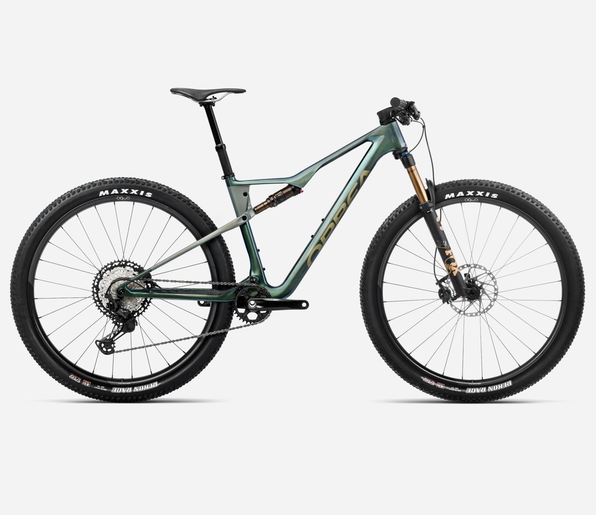 Bicicleta de Montaña ORBEA OIZ M10 2025 COLOR Seaweed Carbon View(Gloss)-Spaceship Green(Matt), TALLA M