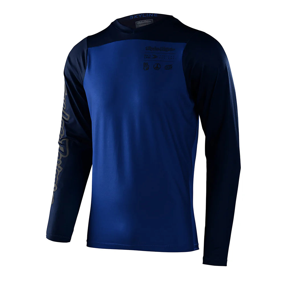 Skyline Ls Chill Jersey Mono True Blue (M)