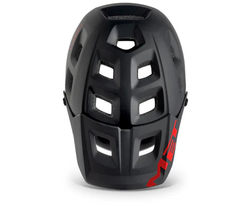 CASCO MET TERRANOVA CHICO NEGRO/ROJO