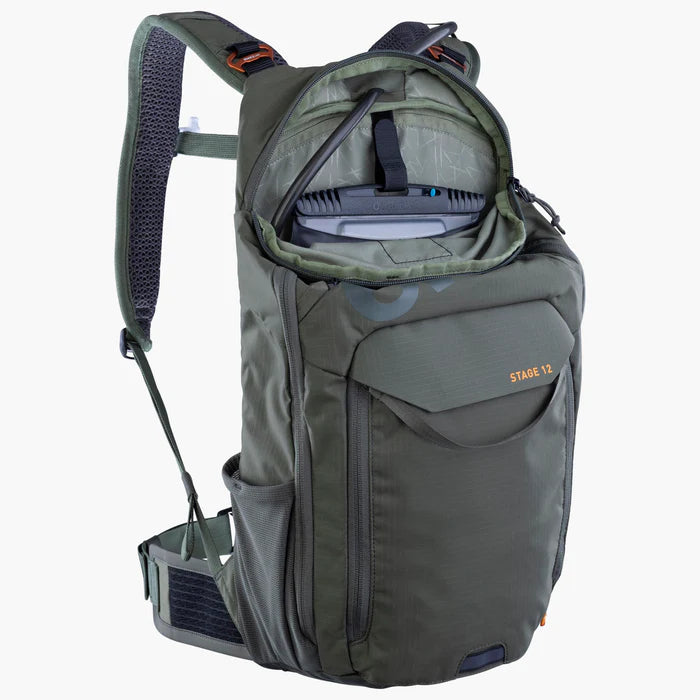 Mochila EVOC Stage 12 Dark Olive