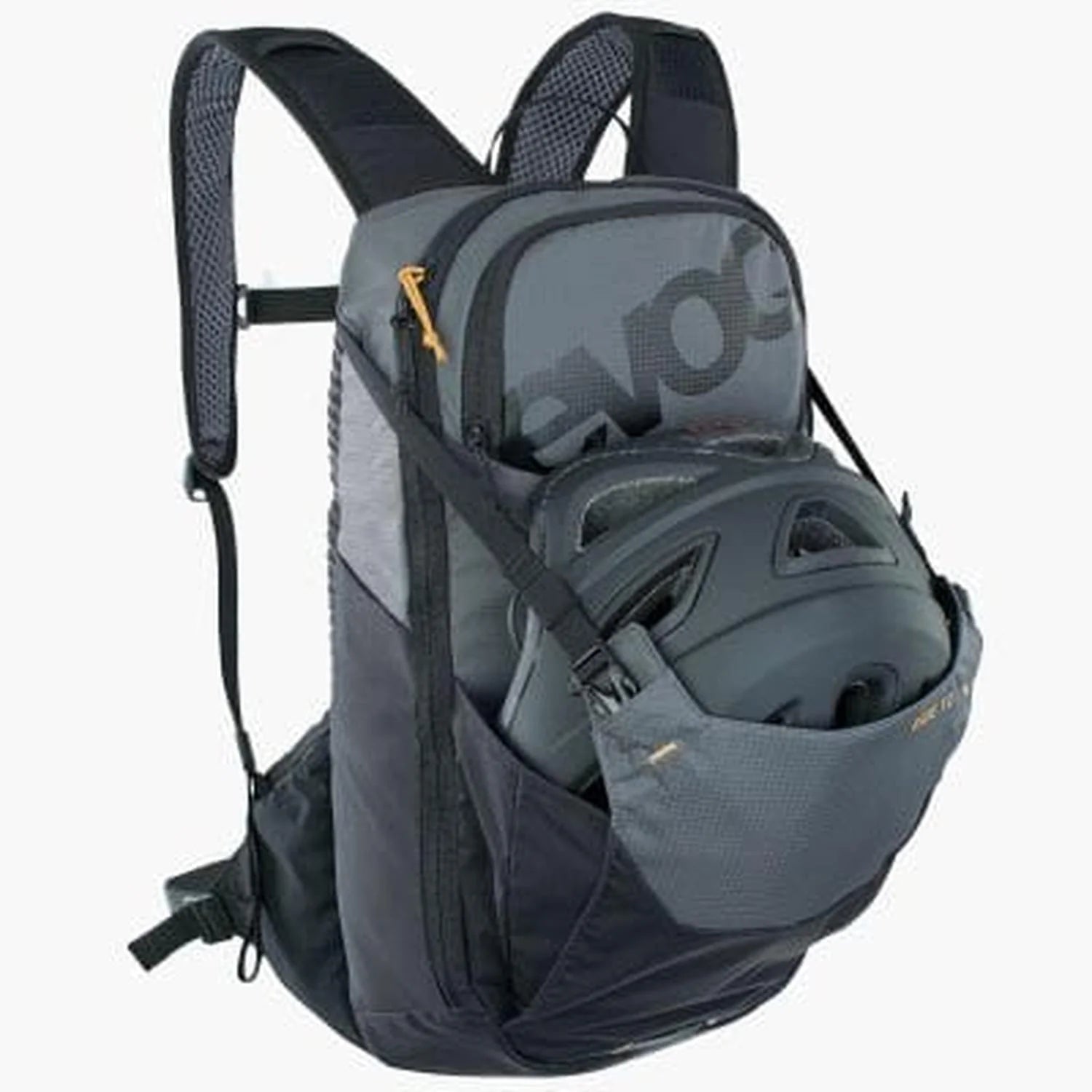 Mochila EVOC Ride 12 + bolsa de hidratacion 2LT Carbon Grey - Black