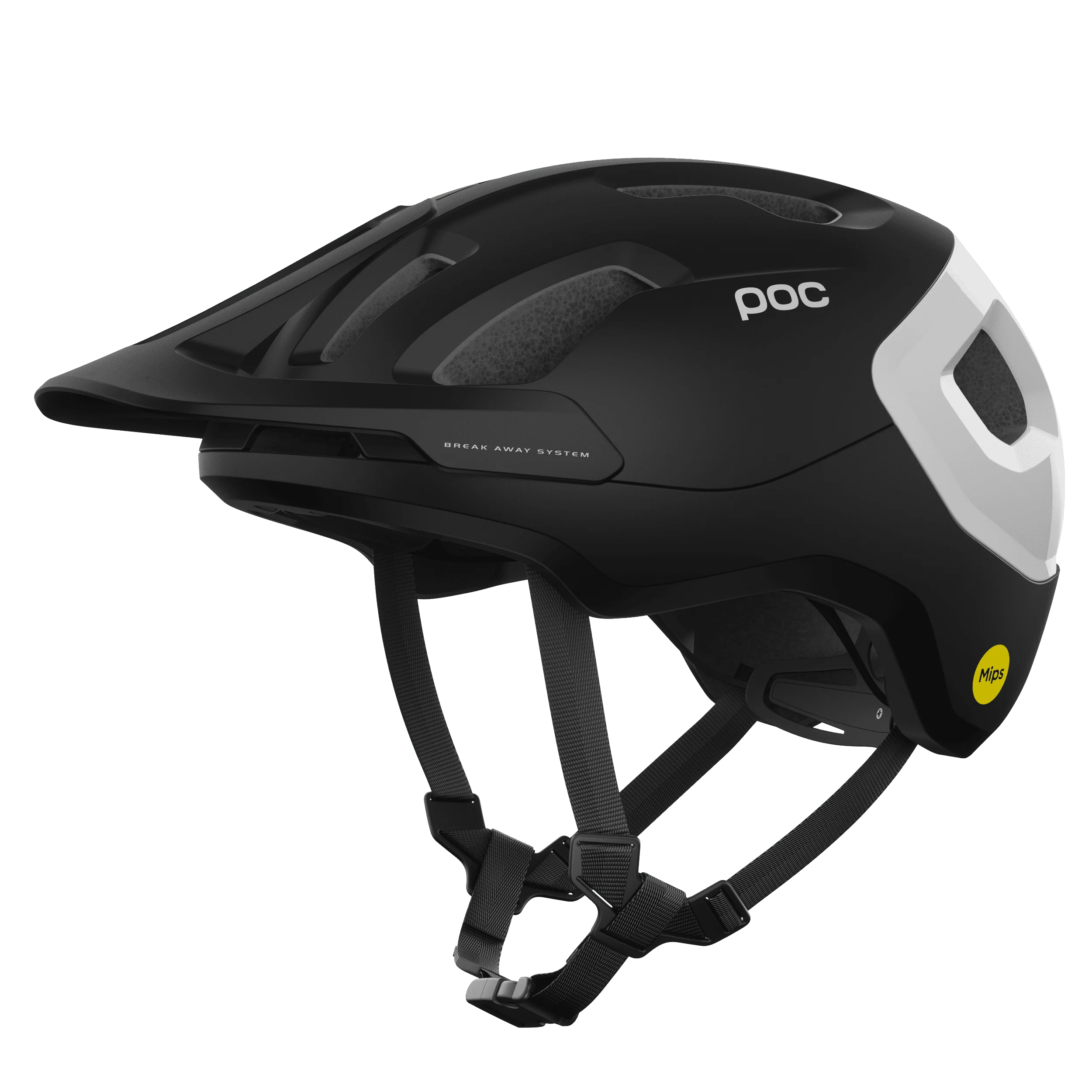 Casco POC Axion Race MIPS - Uranium Black Matt/Hydrogen White / M