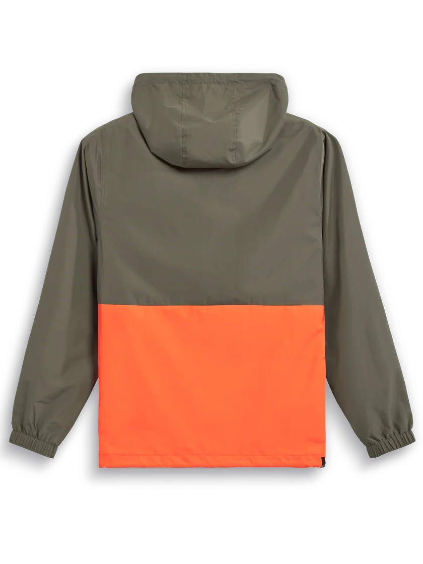 Chamarra Alpinestars Rompevientos Speeder Verde Militar / Naranja - M