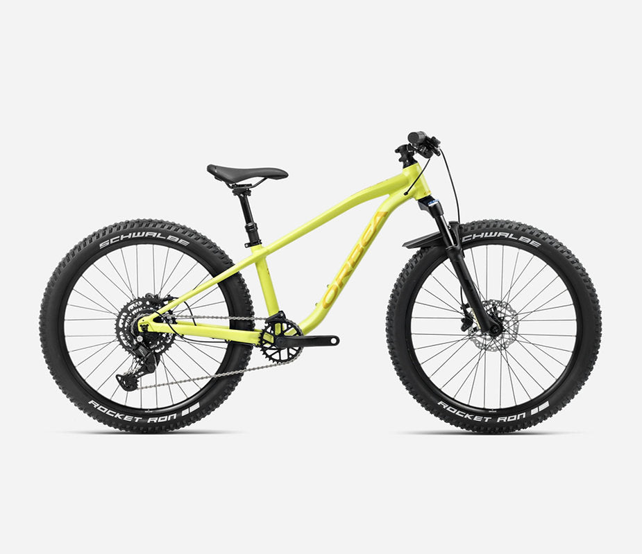 Bicicleta Infantil ORBEA LAUFEY 24 H20 2024 (Spicy Lime - Corn Yellow (Gloss)) R24 125cm-150cm