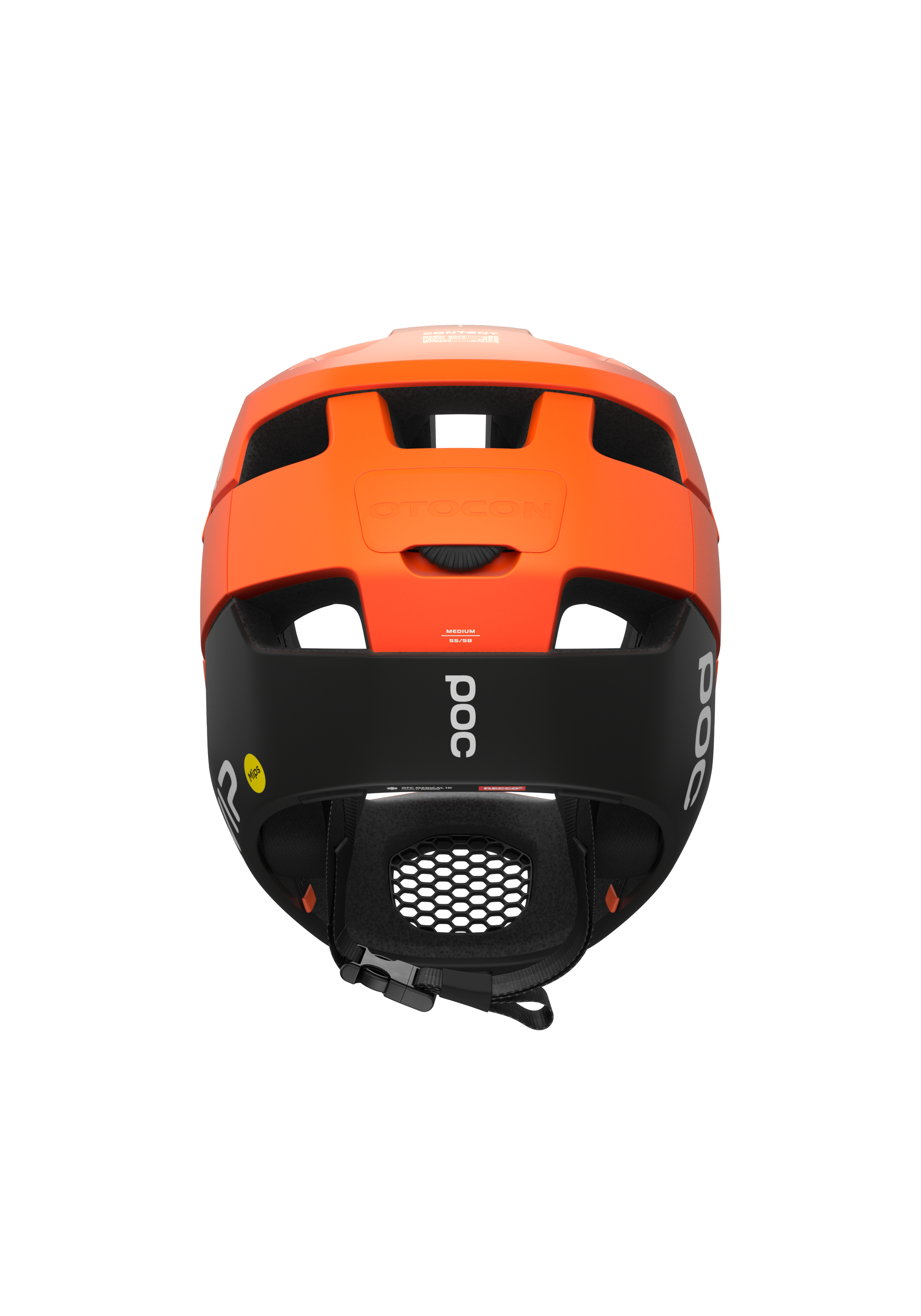 Casco POC Otocon Race MIPS - Fluorescent Orange AVIP/Uranium Black Matt / Talla M