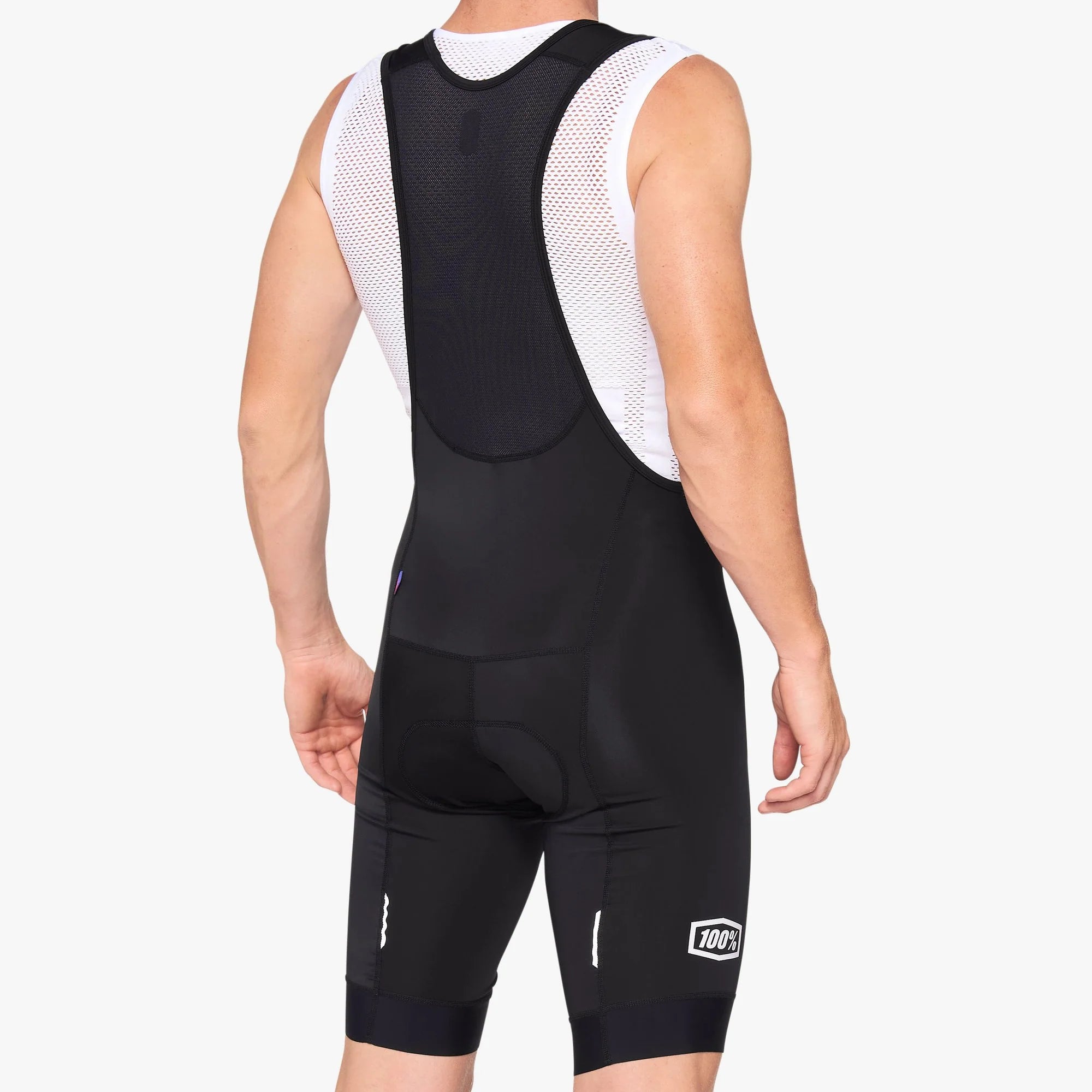 EXCEEDA Bib Shorts Black/White (M)