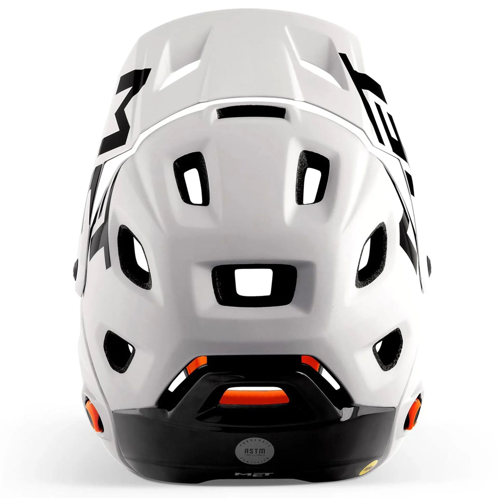 CASCO MET PARACHUTE MCR MIPS CHICO BLANCO NARANJA TALLA S