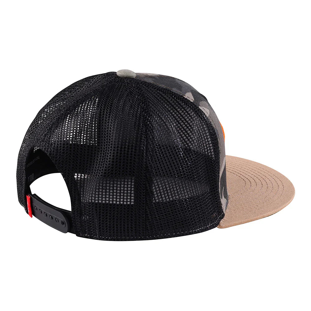 Trucker Snapback; Bolt Patch Black / Forest Camo