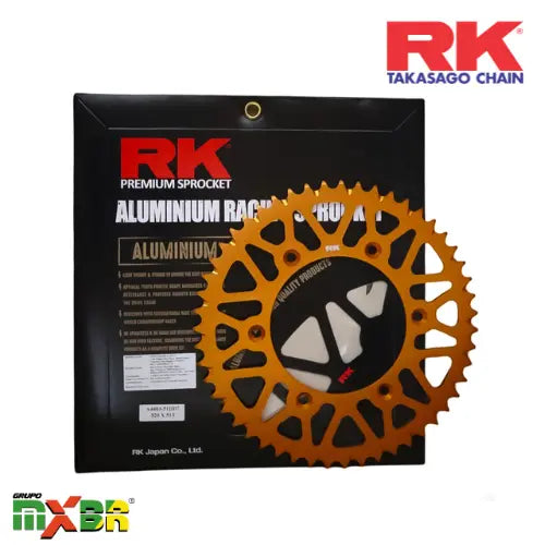 SPROCKET RK 520 X 51T KTM 250/450 (Naranja) CORONA DE ALUMINIO