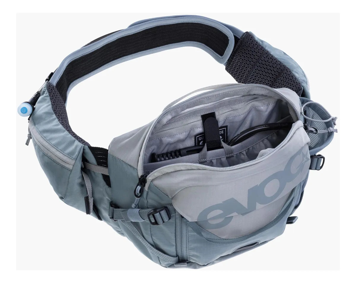 Cangurera EVOC Hip Pack Pro 3 + bolsa de hidratacion 1.5LT Stone