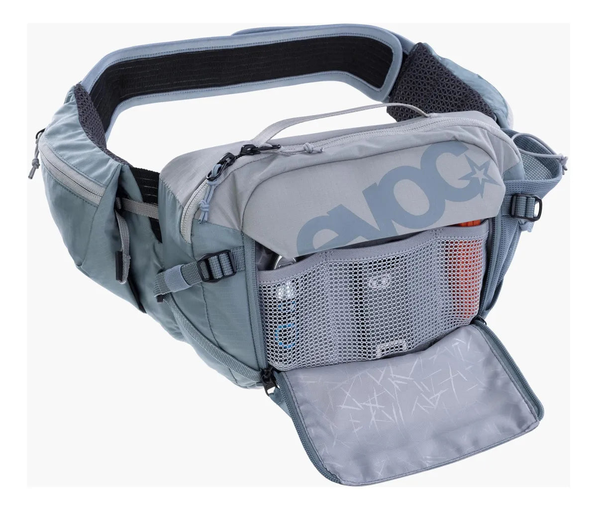 Cangurera EVOC Hip Pack Pro 3 + bolsa de hidratacion 1.5LT Stone