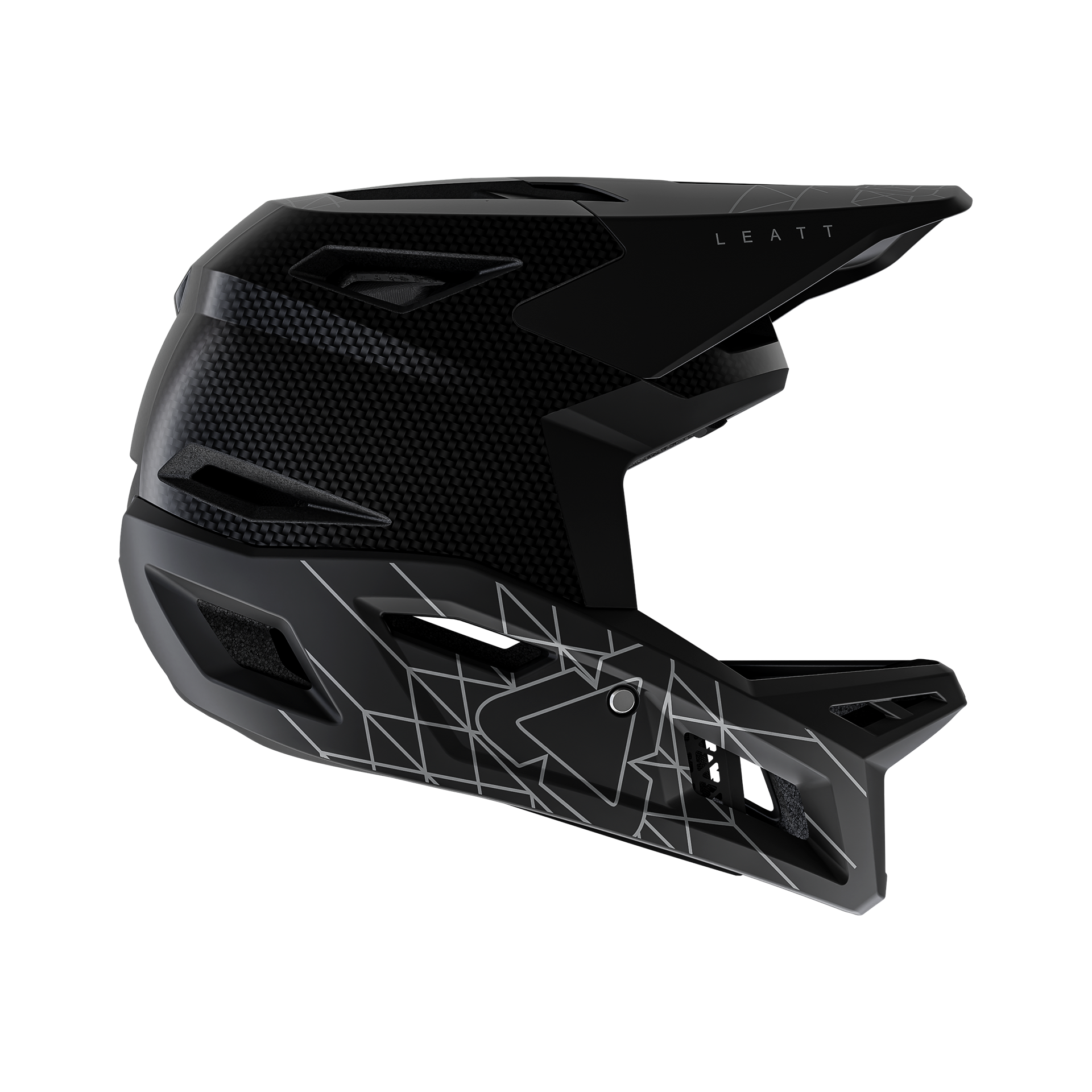 CASCO MTB GRAVITY 6.0 CARBON (L59-60cm, Stealth Black/Grey)