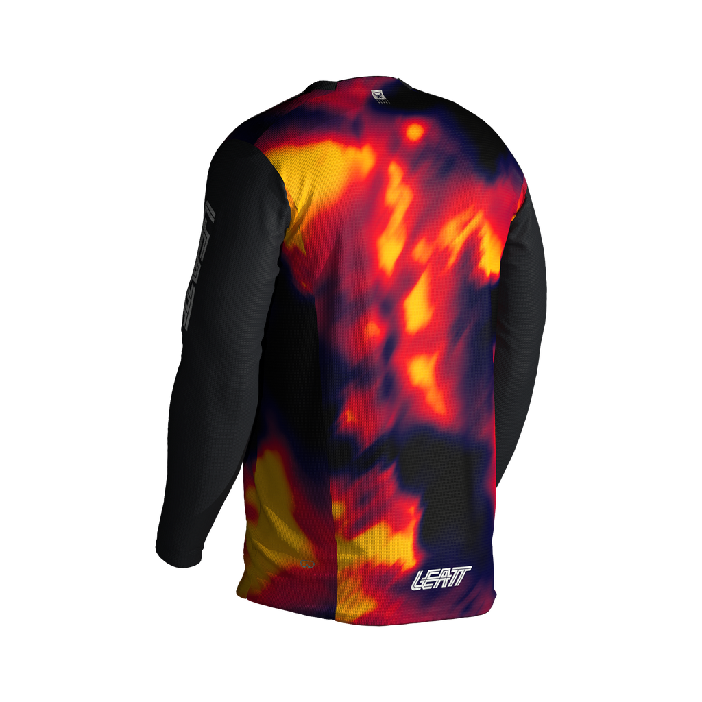 JERSEY MTB GRAVITY 4.0 MANGA LARGA JR (M/EU130/140cm, Heatmap Red