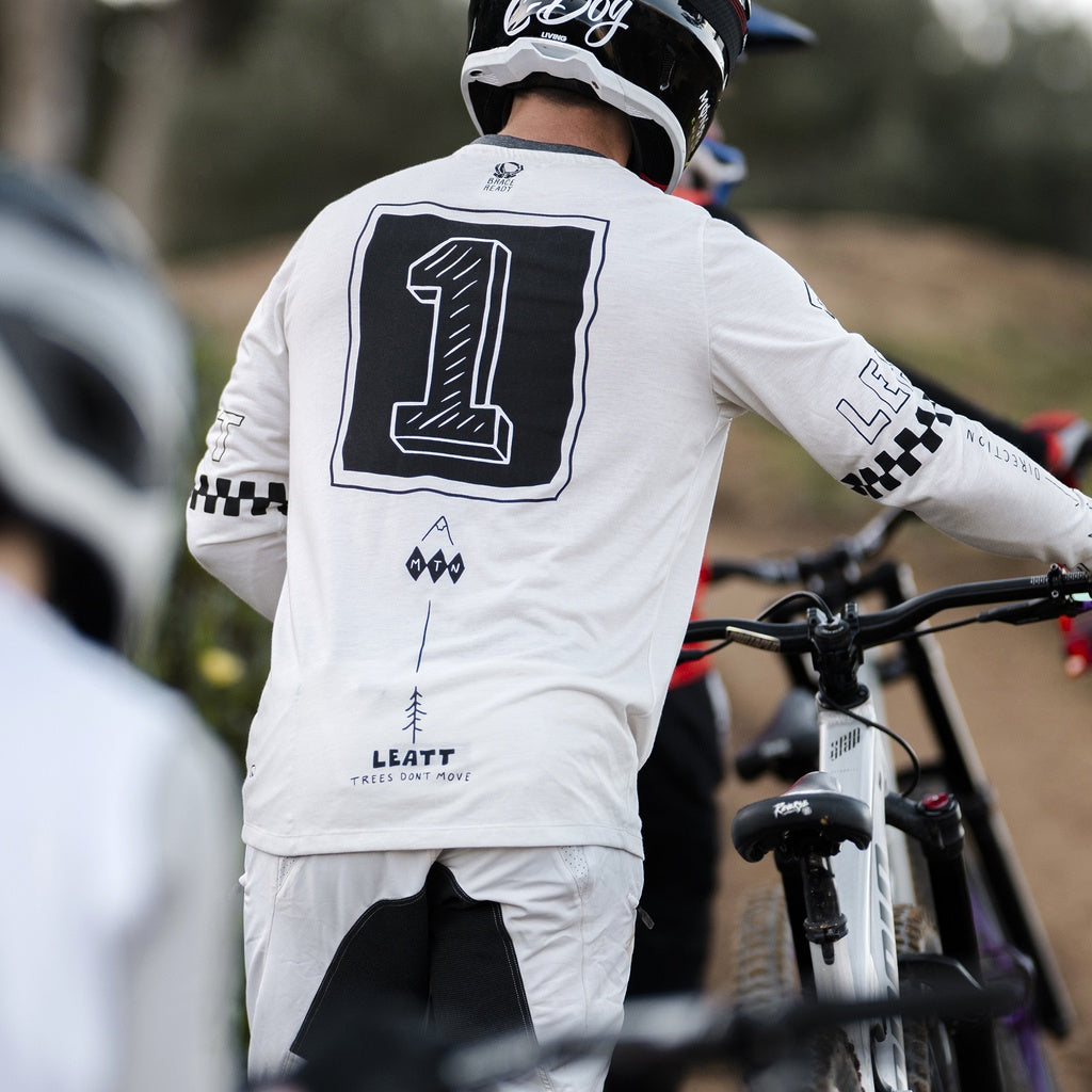 JERSEY MTB GRAVITY 3.0 MANGA LARGA (Cream White)