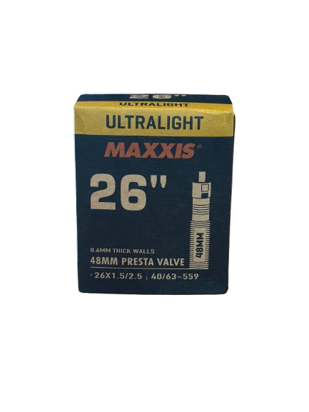 CAMARA MAXXIS ULTRALIGHT 26X1.50/2.50 PRESTA 48MM
