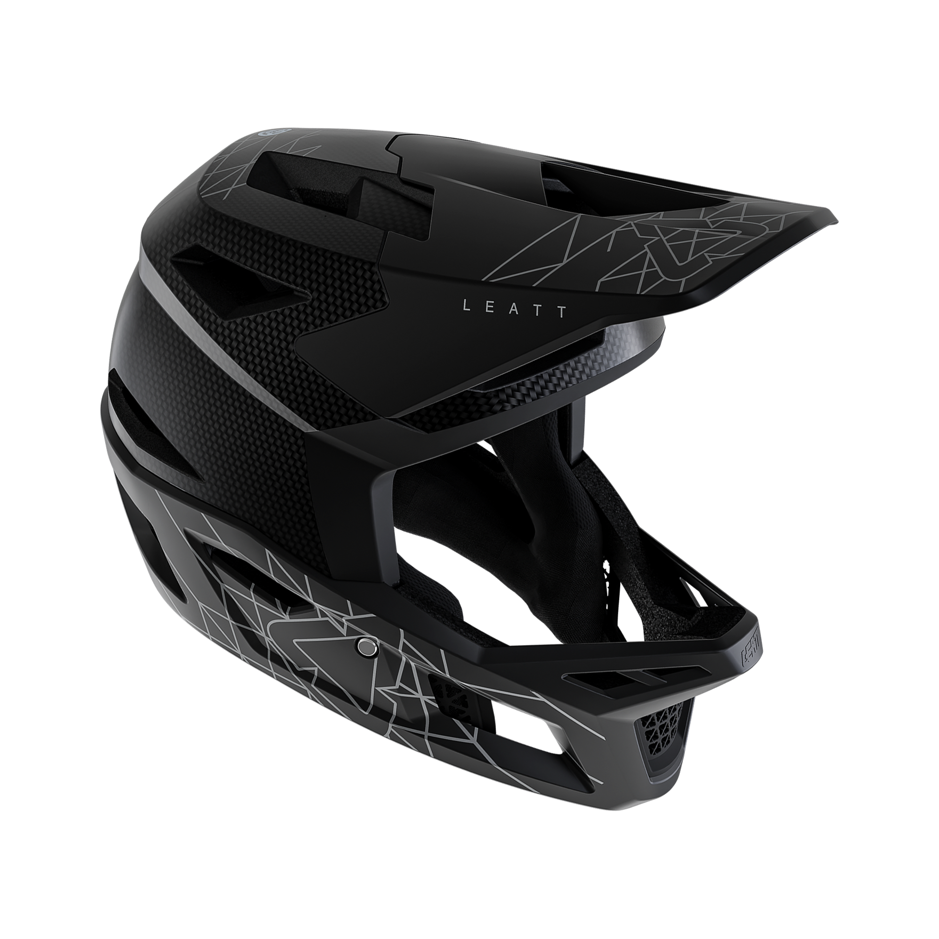 CASCO MTB GRAVITY 6.0 CARBON (L59-60cm, Stealth Black/Grey)
