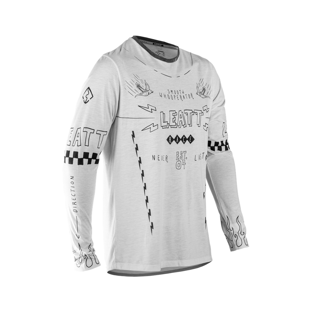 JERSEY MTB GRAVITY 3.0 MANGA LARGA (Cream White)