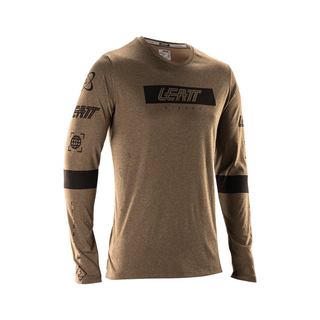 JERSEY MTB GRAVITY 3.0 MANGA LARGA (Loam Brown)