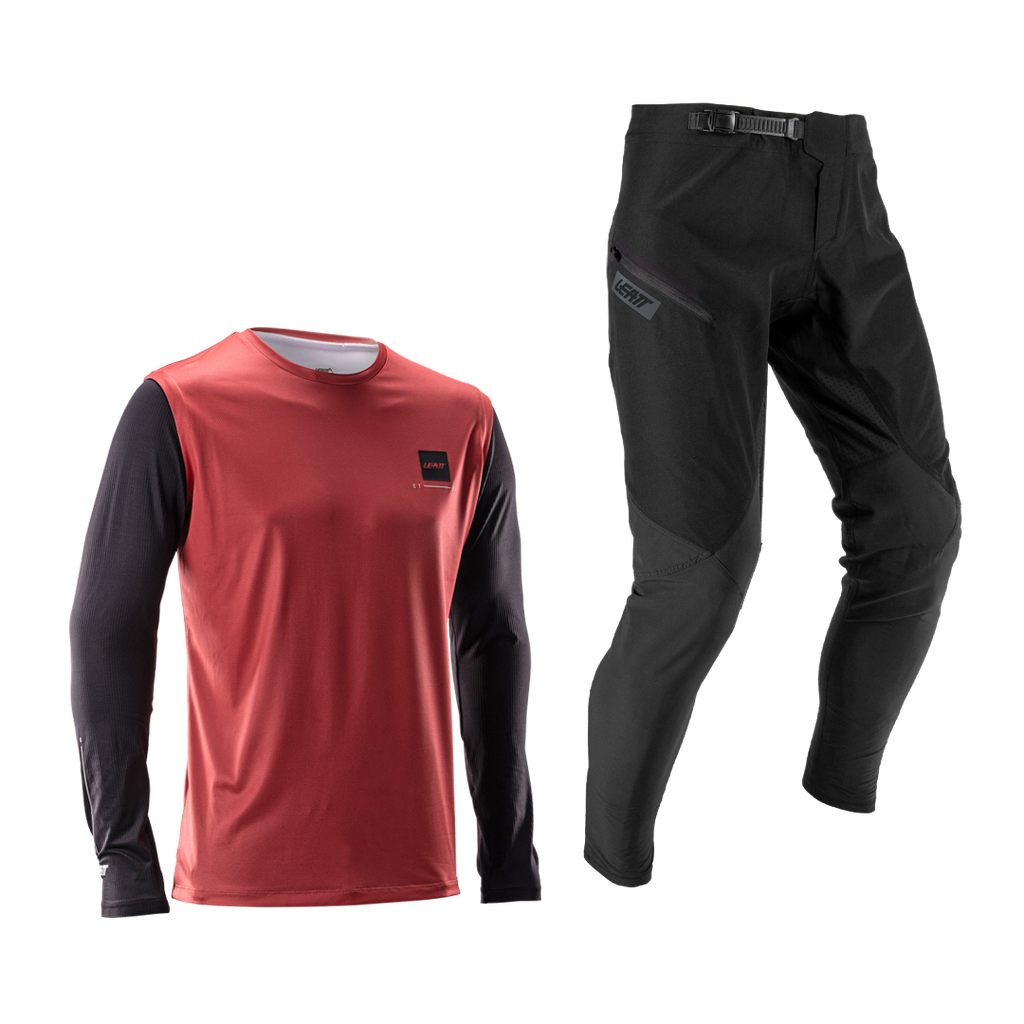 KIT DE CICLISMO MTB GRAVITY 1.0 (Dusty Red)