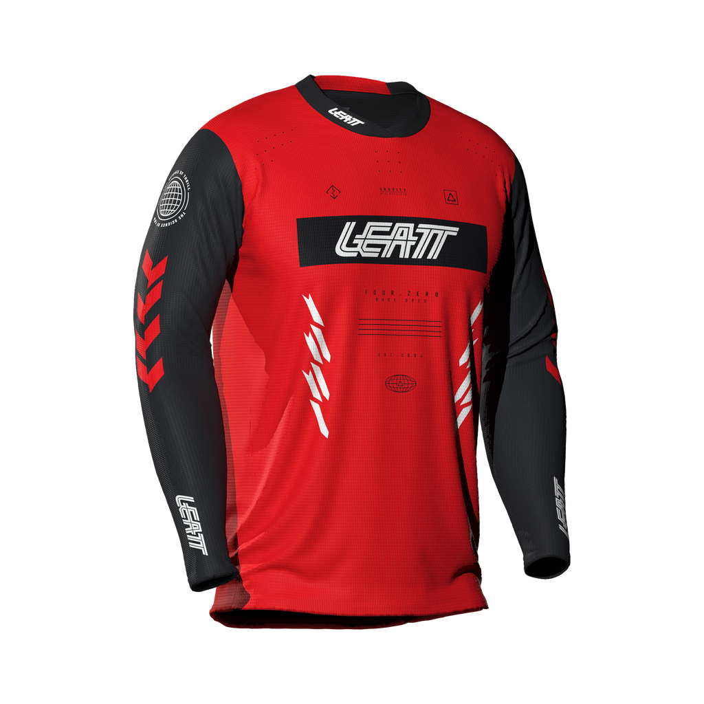 JERSEY MTB GRAVITY 4.0 MANGA LARGA JR (M/EU130/140cm, Race Red)
