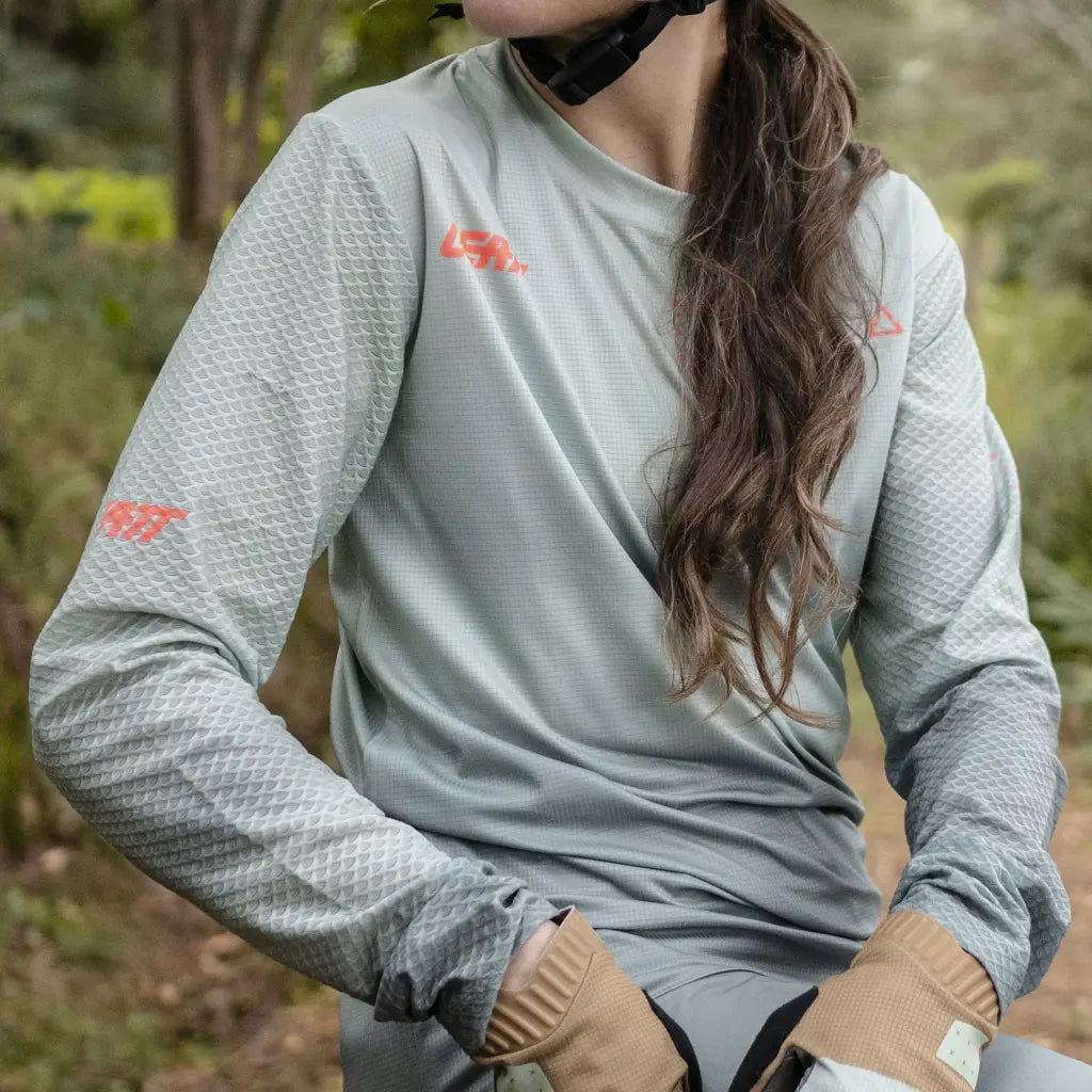 JERSEY MTB TRAIL 3.0 MANGA LARGA MUJER (M/EU38/UK10/US6, Mist Green)