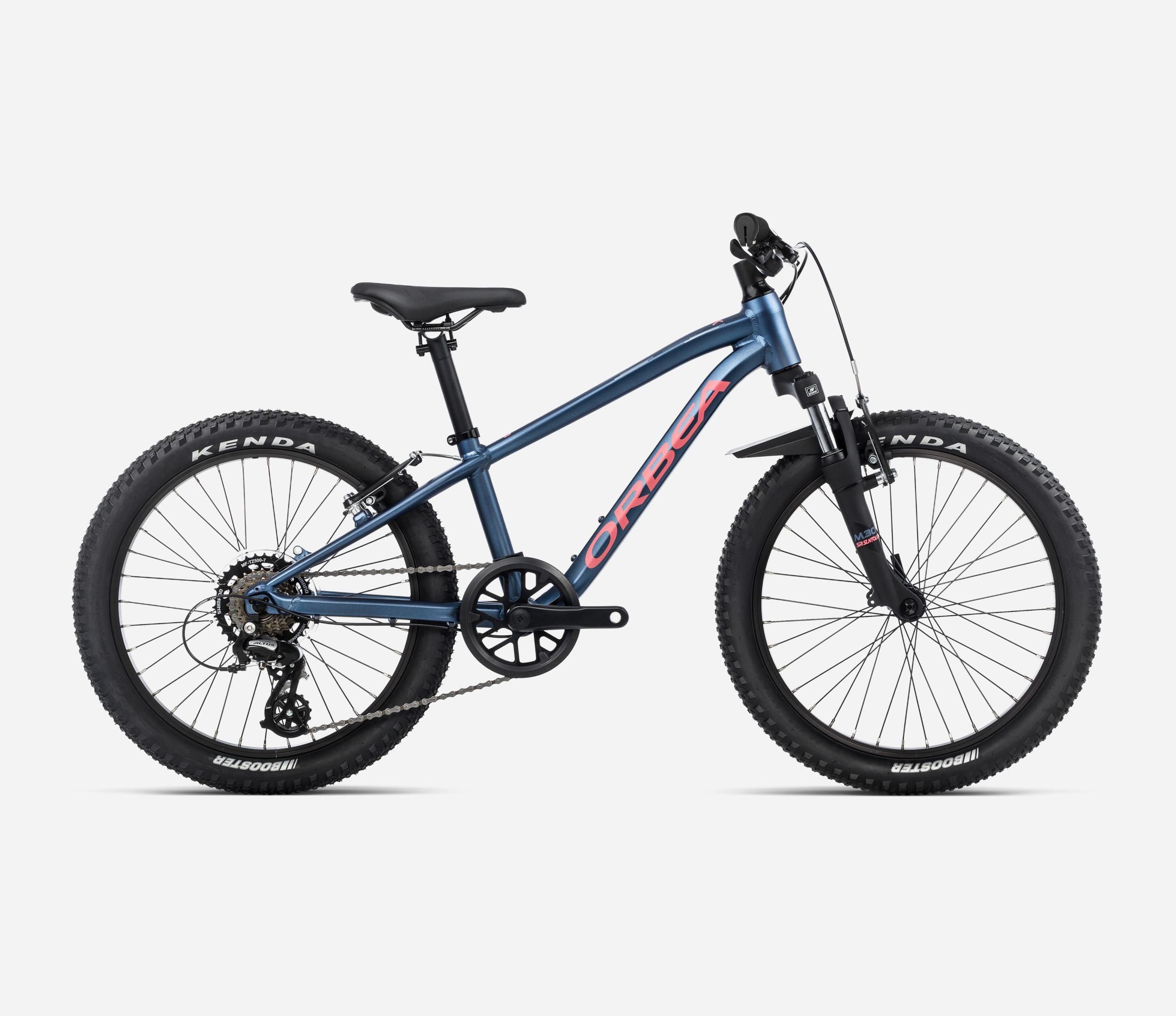 Bicicleta Infantil ORBEA MX 20 XC 2024 COLOR Moondust Blue - Red (Matt), TALLA 20" 110-135.