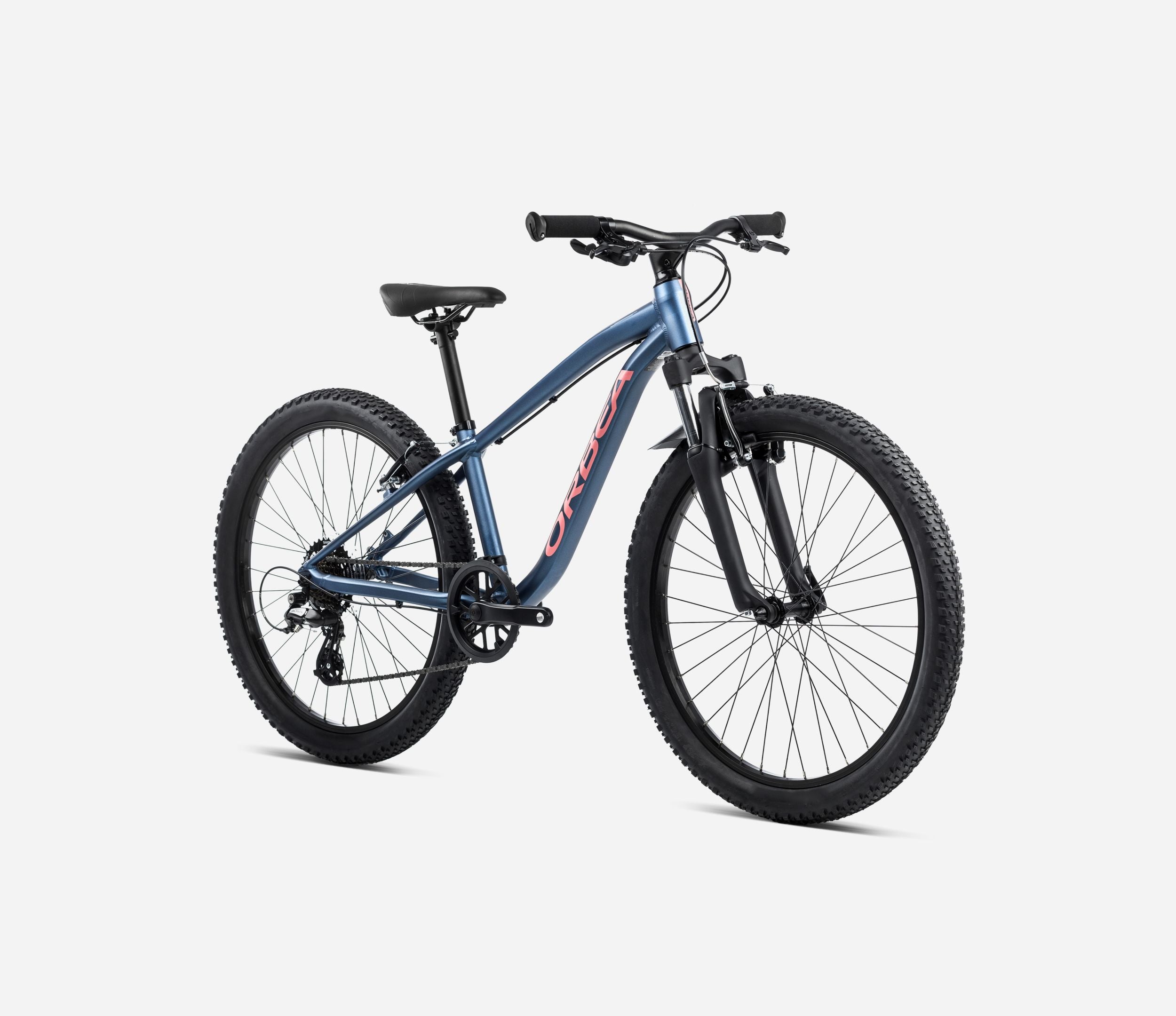Bicicleta Infantil ORBEA MX 24 XC 2024 COLOR Moondust Blue - Red (Matt), TALLA 24" 125-150.