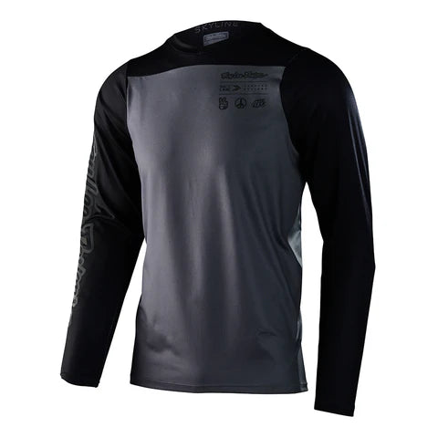 Skyline Ls Jersey Mono Charcoal (M)