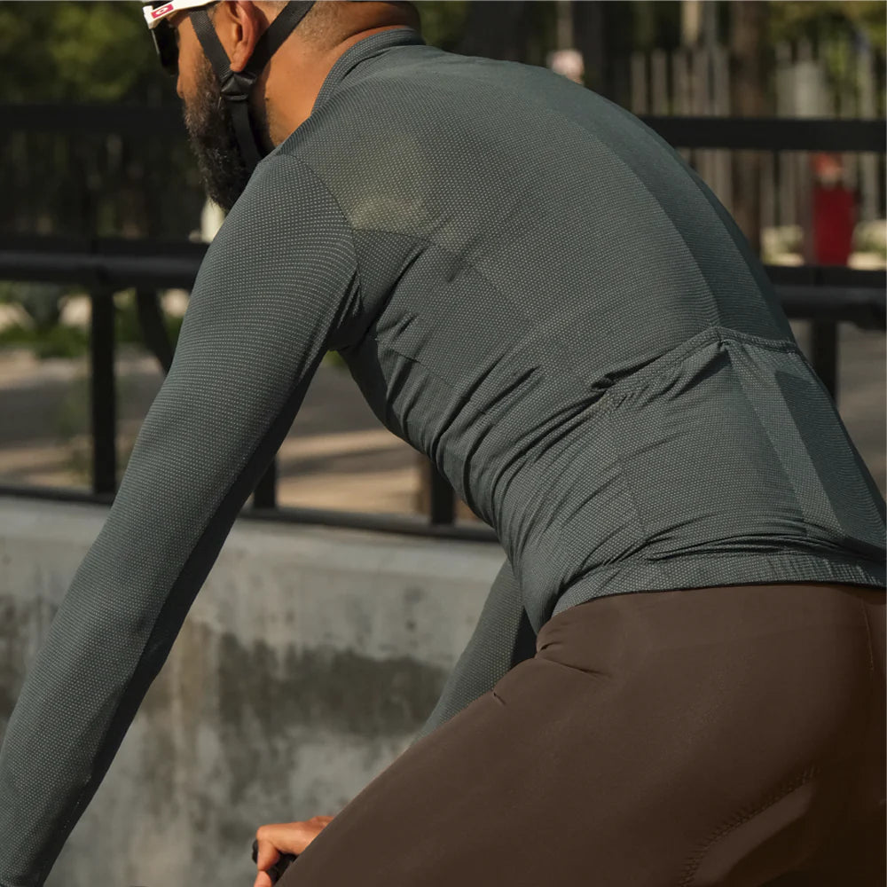 JERSEY APHESIS MANGA LARGA HOMBRE VERDE PUNTOS TARO TALLA M