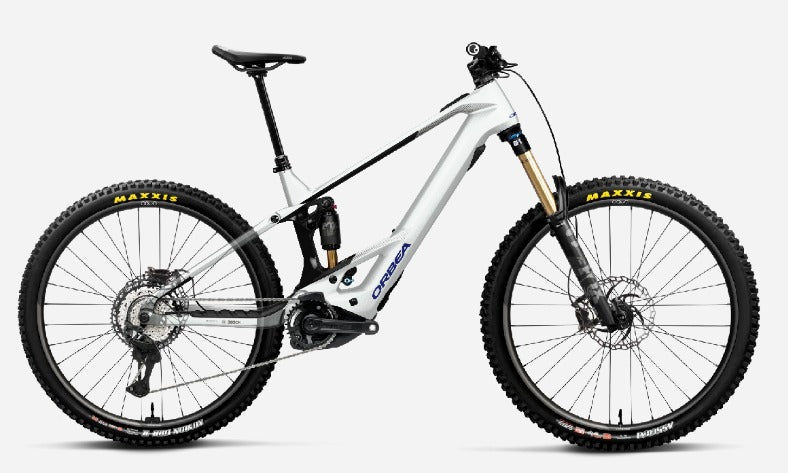 Bicicleta de Montaña Mullet ORBEA WILD/M M-TEAM 20mph 2026 (Custom Metallic White Chic - Black), Talla M