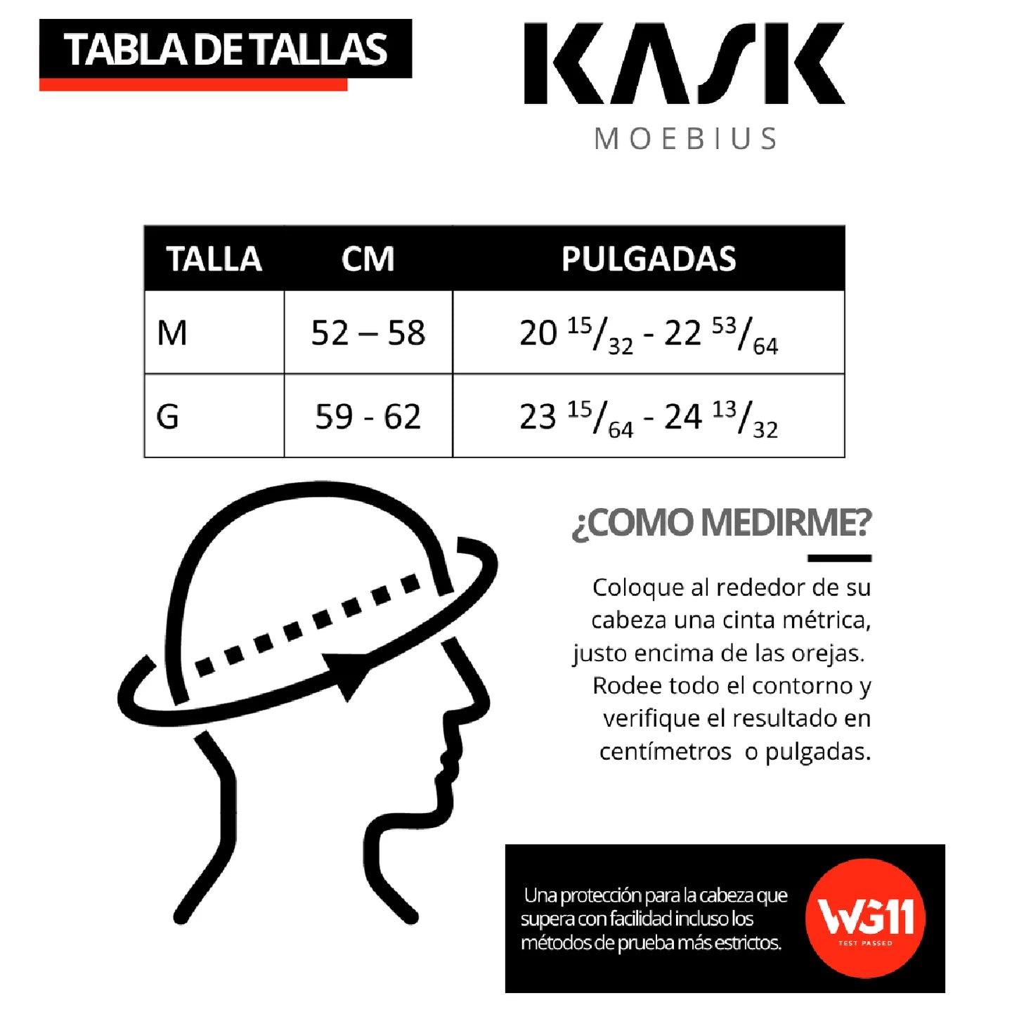 Casco Kask Moebius Ash M
