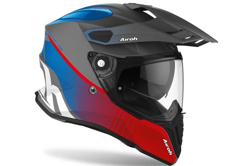 Helmet Commander Progress Blue/Red Matt S