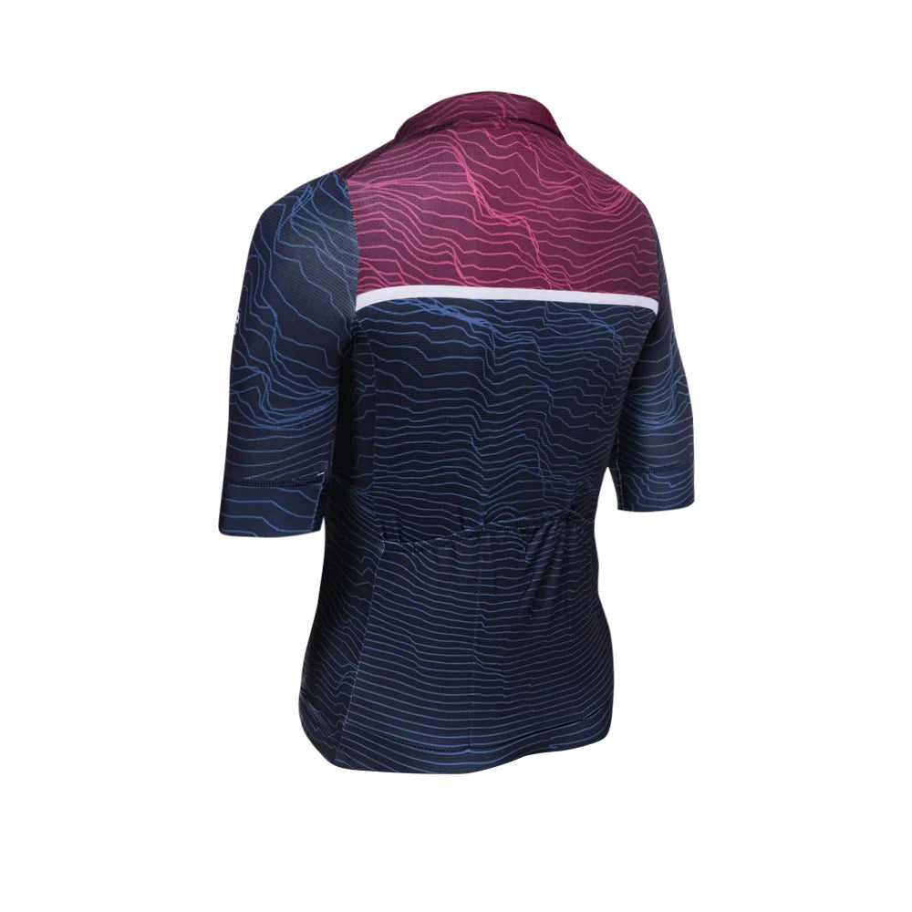 JERSEY APHESIS MANGA CORTA MUJER GUINDA DRIFTER-W TALLA M