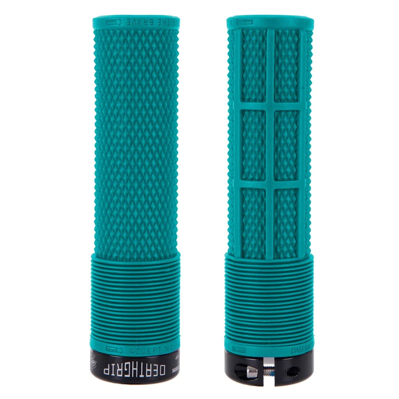 Puños Brendog DeathGrip Flangeless - Delgados - DMR - Turquesa