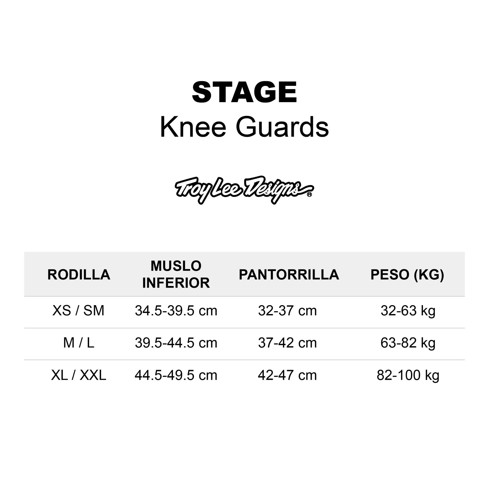 T BONE KNEE GUARD BLACK (XS/S)