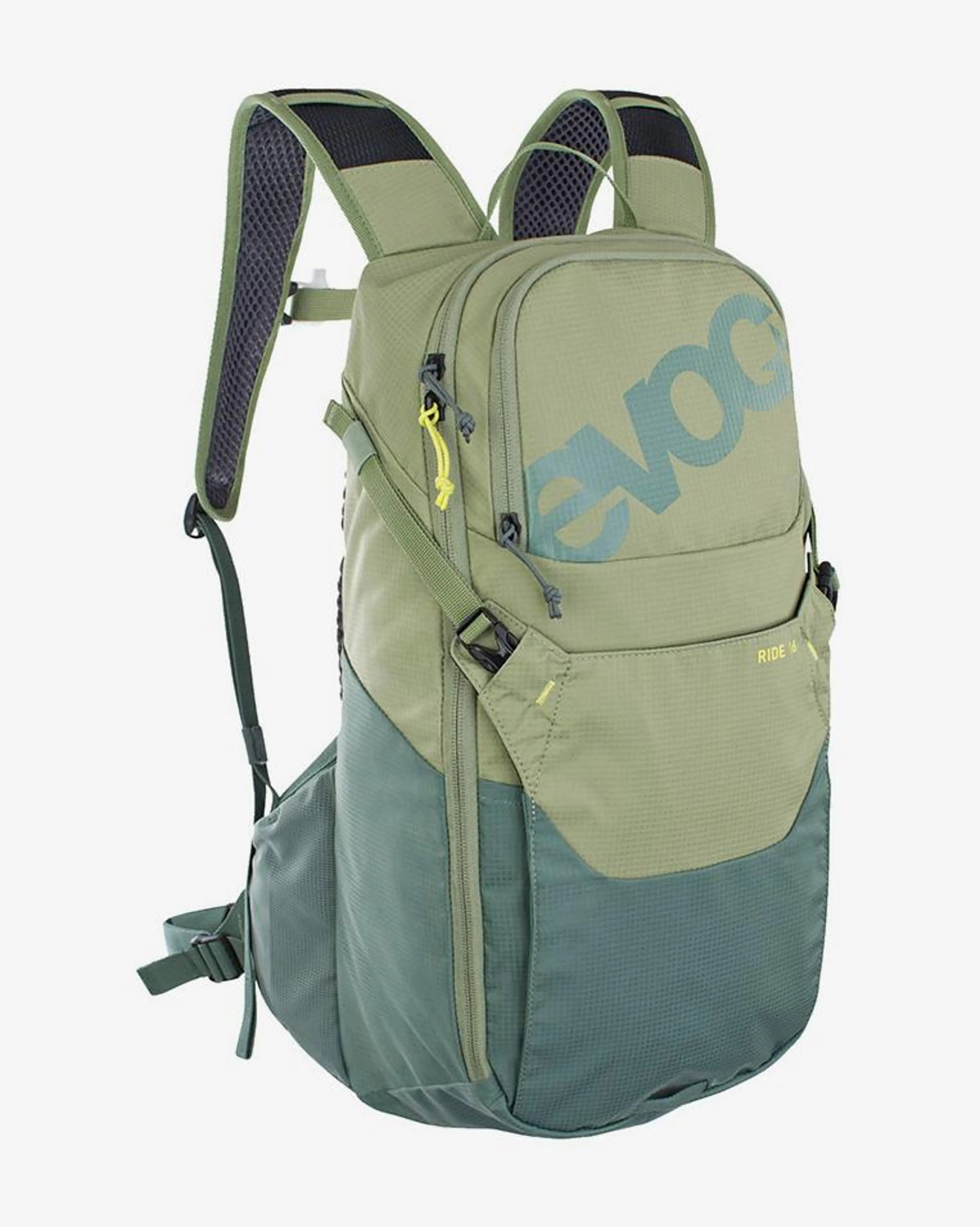 Mochila EVOC Ride 8 + bolsa de hidratacion 2LT Stone - Dark Olive