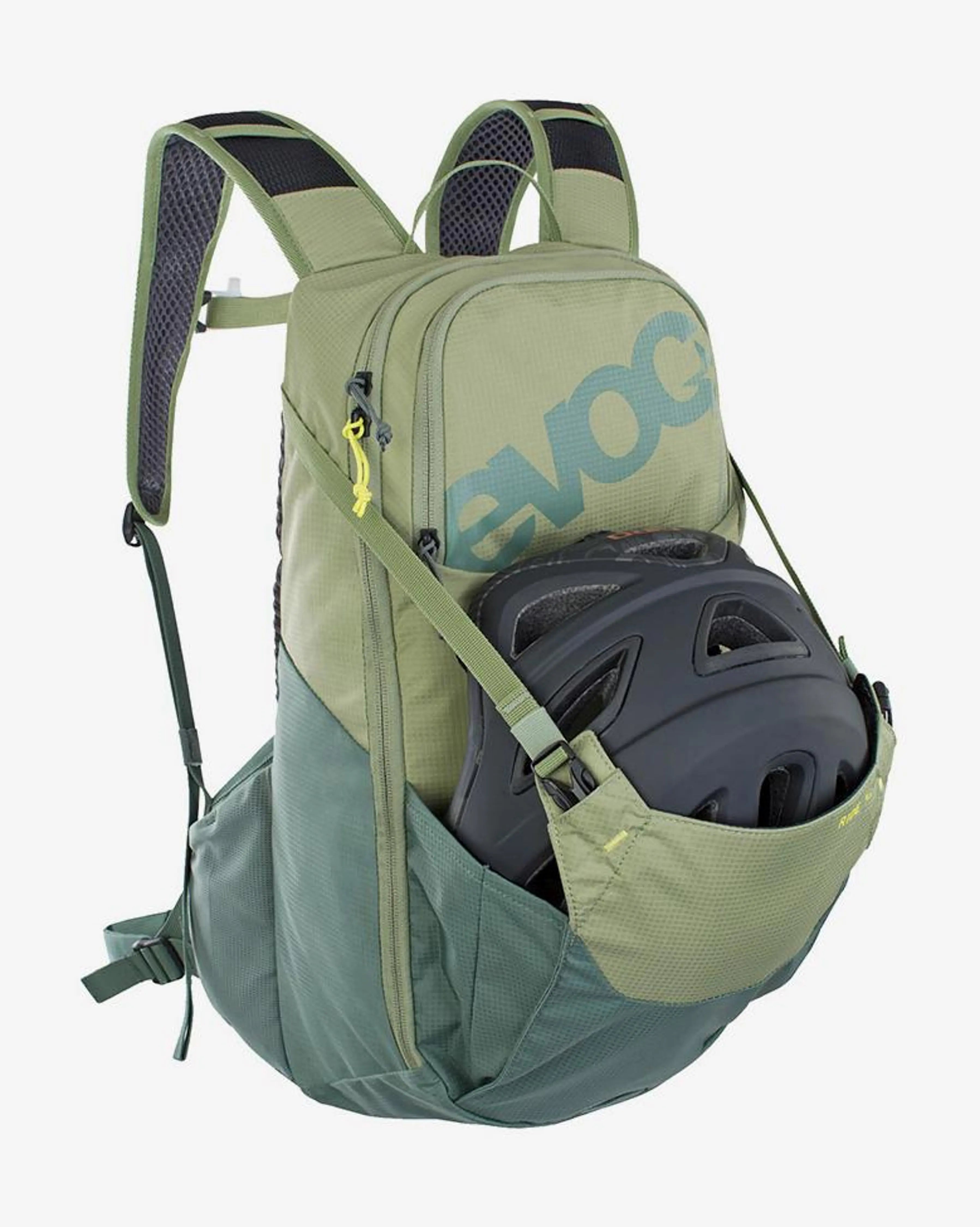 Mochila EVOC Ride 8 + bolsa de hidratacion 2LT Stone - Dark Olive
