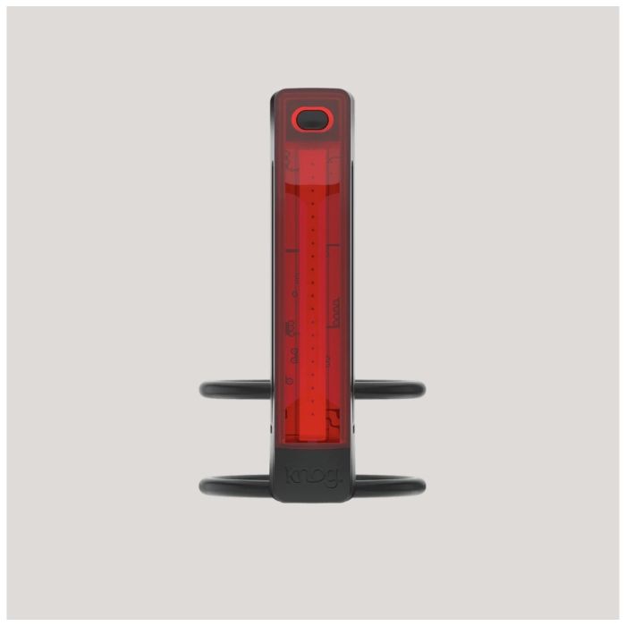 LUZ PARA BICICLETA TRASERA KNOG PLUS NEGRA 20 LUMENS