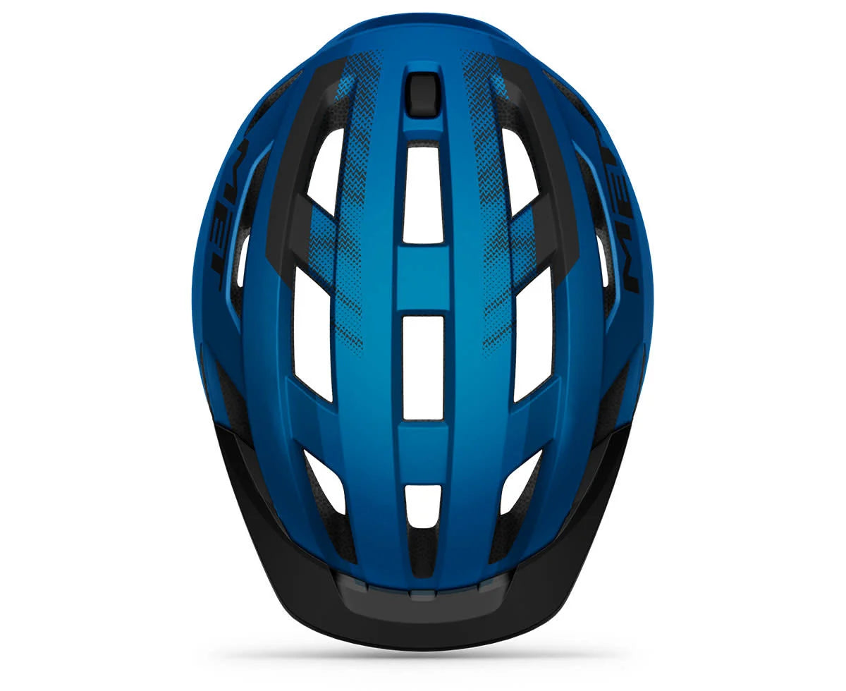 CASCO MET ALLROAD GRANDE AZUL/NEGRO