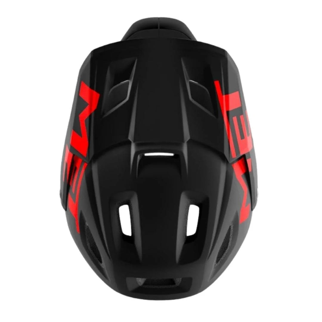 CASCO MET PARACHITE MCR MIPS CHICO NEGRO ROJO TALLA S