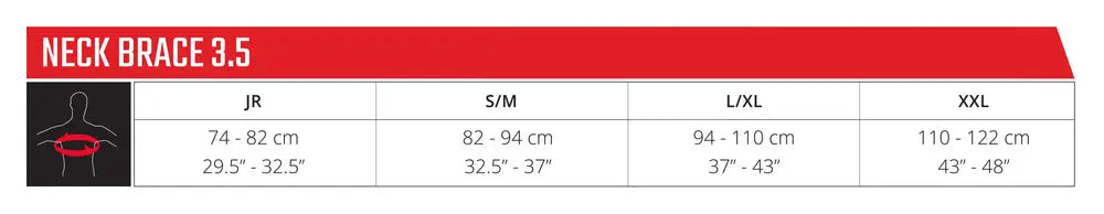 NECK BRACE 3.5 (Black, L/XL)